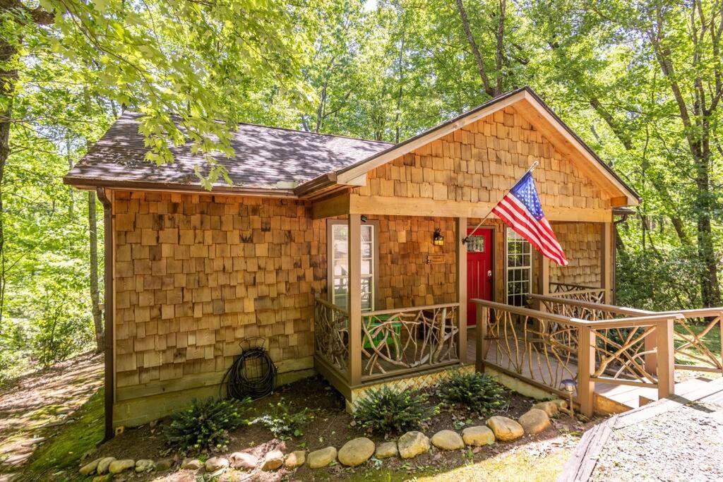 Pet Friendly Luxury Cabin Near Helen With Fire Pit 克利夫兰 外观 照片