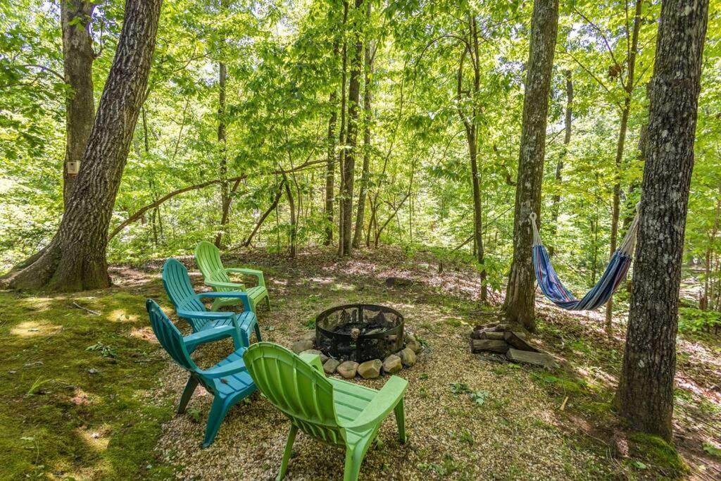 Pet Friendly Luxury Cabin Near Helen With Fire Pit 克利夫兰 外观 照片